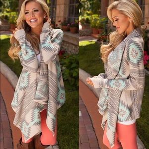 🆕🎉🎉HP🎉Boho Aztec Cardigan,Open front cardigan